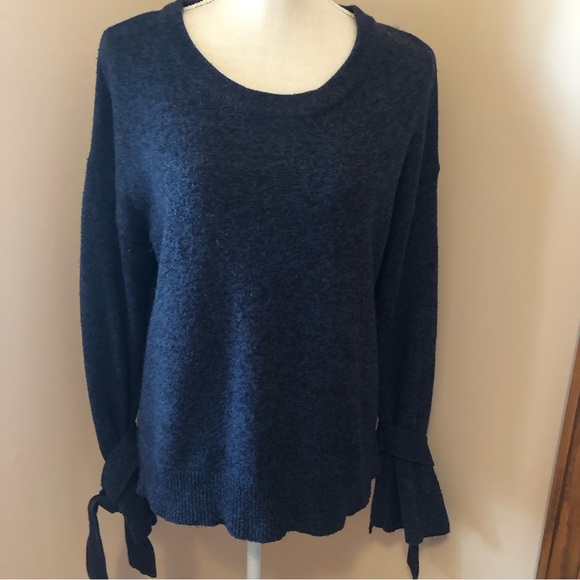 Madwell Tie Cuff Pullover Sweater - Picture 1 of 9